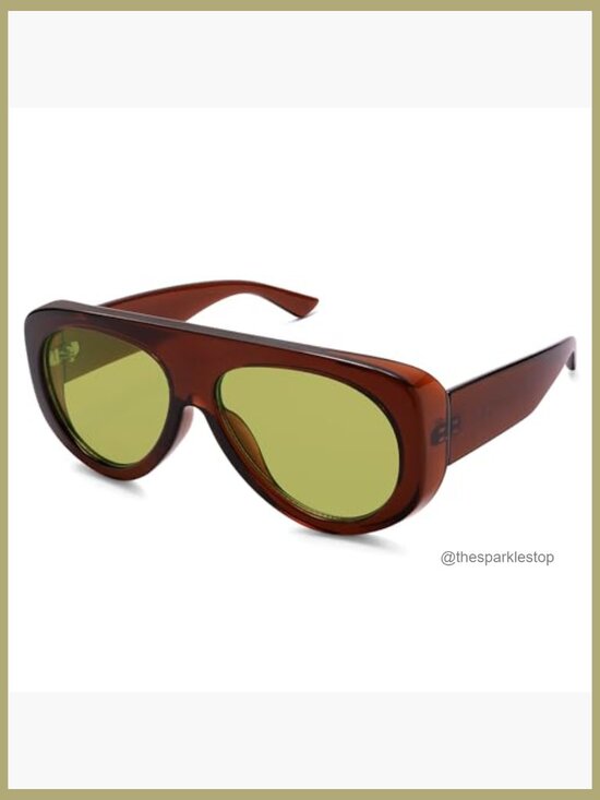 Retro 90s Rectangle Wrap Sunglasses Square Frame 99% UV Protection Lightweight